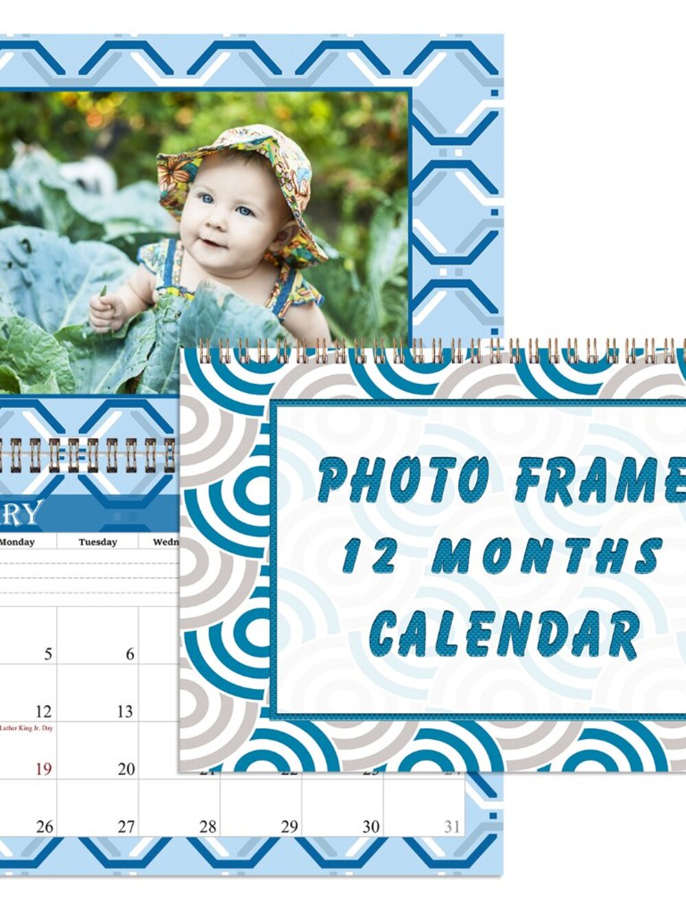 Personalized Custom 2027 Personalized Custom - 12 Months Calendar 8.5x11In. #04